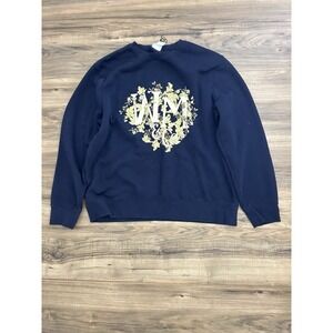 H&M Morris & Co. Men's Pullover Crew Neck Sweater Size XL‎ Navy Blue